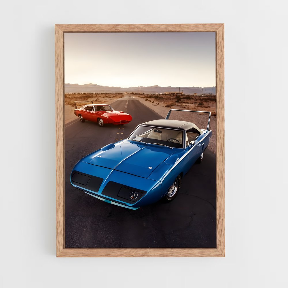 Poster Charger de daytona – affiche Dodge (vue 4)